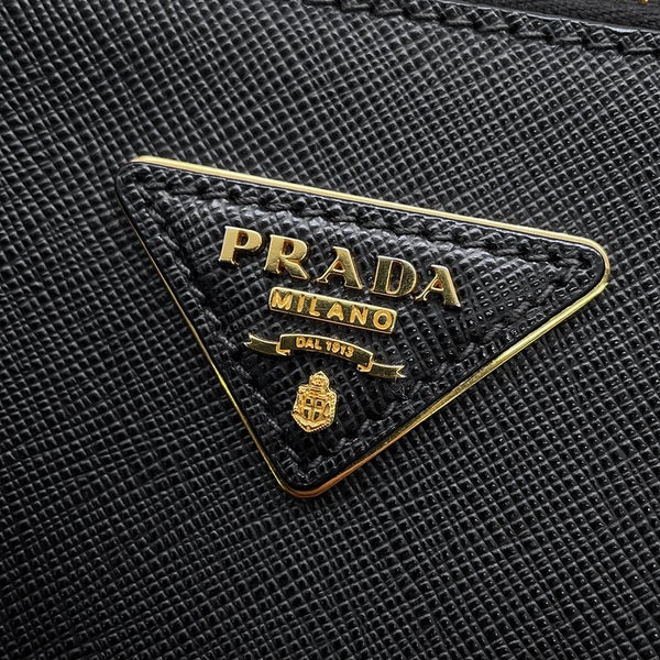 プラダ ハンドバッグ サフィアーノ ガレリア 1BA863 PRADA バッグ 2wayショルダーバッグ 黒