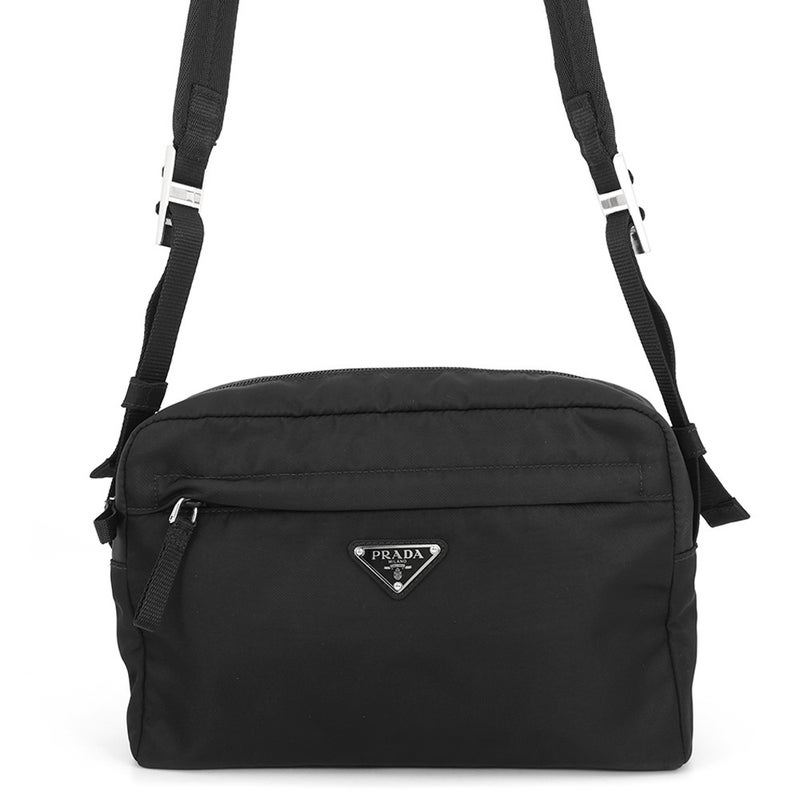 プラダ ショルダーバッグ トライアングルロゴ ナイロン 2VH090 PRADA バッグ 黒