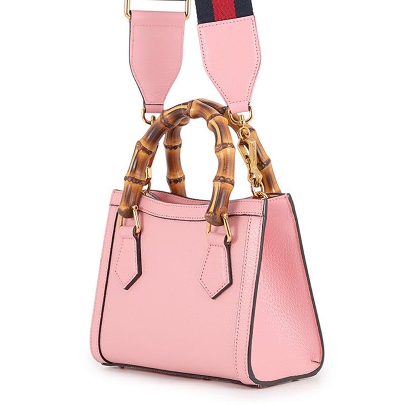 グッチ ハンドバッグ ダイアナ ミニ トートバッグ バンブー レザー 702732 GUCCI 2wayショルダー