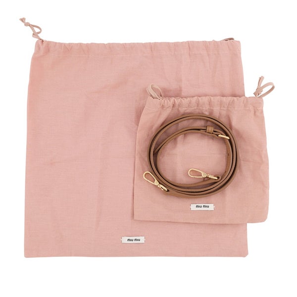 ミュウミュウ ハンドバッグ アルカディ クロシェ ラフィア 5BB123 MIUMIU 2wayショルダーバッグ