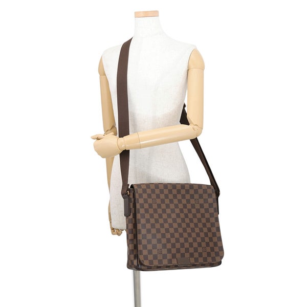 ルイヴィトン ショルダーバッグ ダミエ・エベヌ ディストリクトMM N41212 LOUIS VUITTON