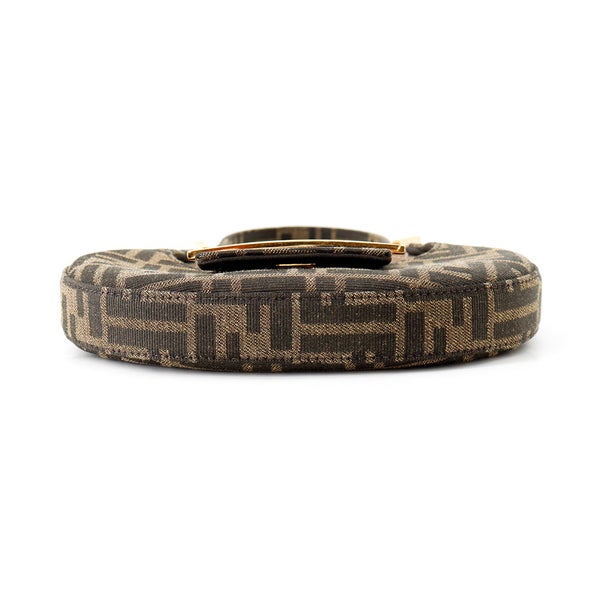 フェンディ ハンドバッグ クッキー ミニ ズッカ 8BS065 FENDI ショルダー 黒
