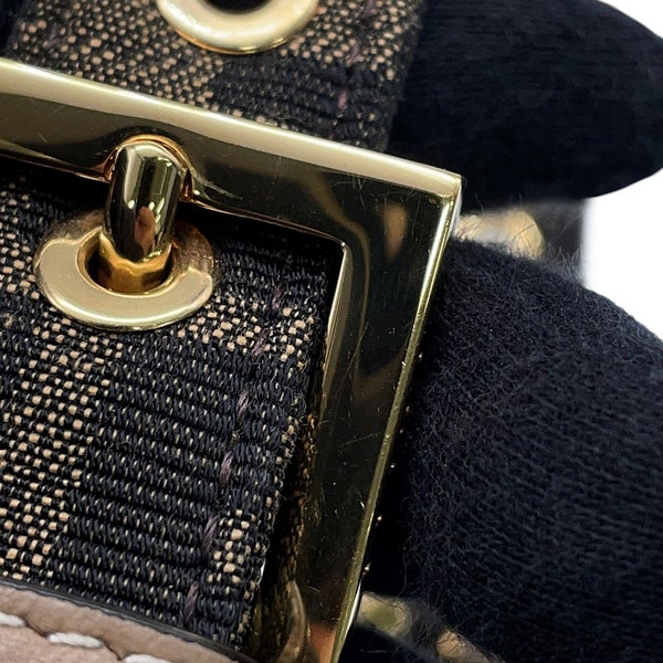フェンディ ハンドバッグ クッキー ミニ ズッカ 8BS065 FENDI ショルダー 黒