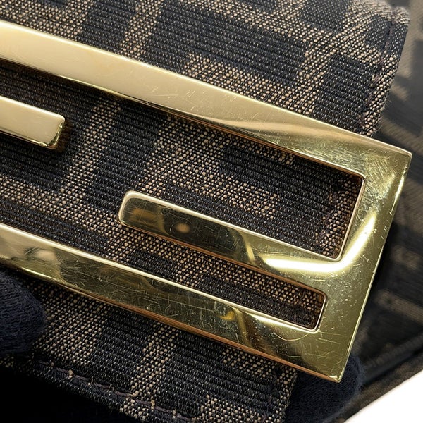 フェンディ ハンドバッグ クッキー ミニ ズッカ 8BS065 FENDI ショルダー 黒