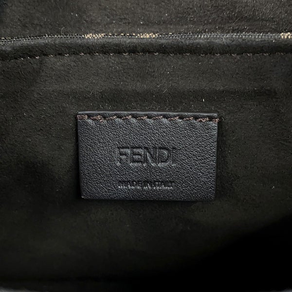 フェンディ ハンドバッグ クッキー ミニ ズッカ 8BS065 FENDI ショルダー 黒