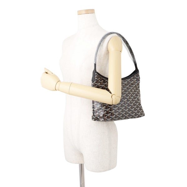 ゴヤール ハンドバッグ ボエム ホーボー ミニバッグ PVC/レザー BOHEMEMINTY01CL01P GOYARD ポーチ付き 黒