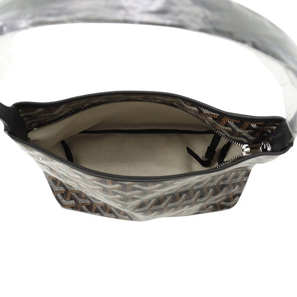 ゴヤール ハンドバッグ ボエム ホーボー ミニバッグ PVC/レザー BOHEMEMINTY01CL01P GOYARD ポーチ付き 黒
