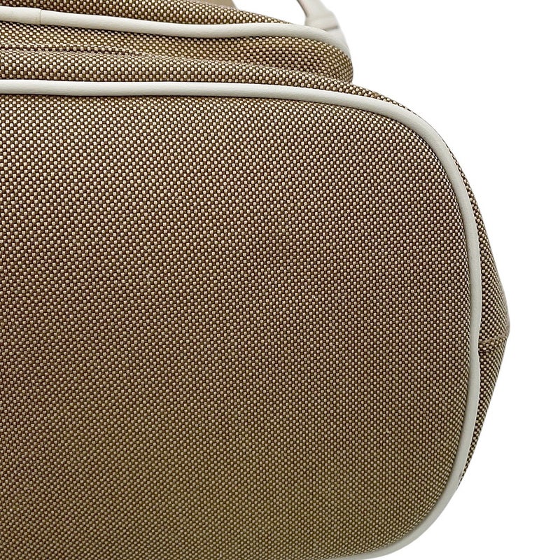 プラダ ハンドバッグ ロゴ ジャカード キャンバス レザー 1BH097 PRADA 2way アウトレット品