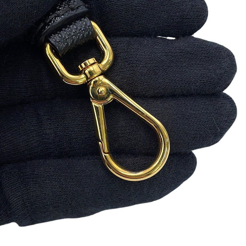 プラダ ハンドバッグ トライアングルロゴ サフィアーノレザー 1BA358 PRADA 2way 黒