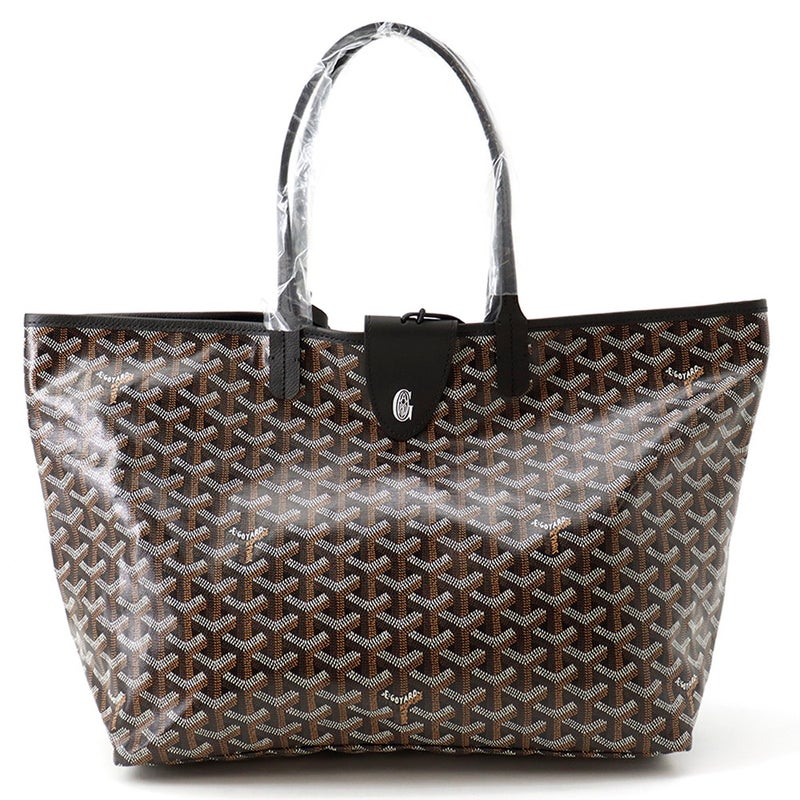 ゴヤール トートバッグ サンルイPM クリップ付 PVC/レザー STLCROPMLTY01CL01P GOYARD ポーチ付き
