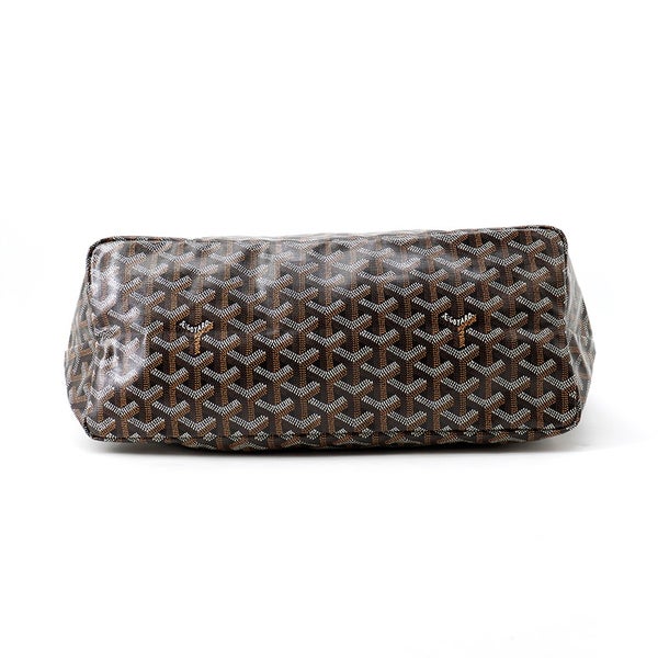 ゴヤール トートバッグ サンルイPM クリップ付 PVC/レザー STLCROPMLTY01CL01P GOYARD ポーチ付き
