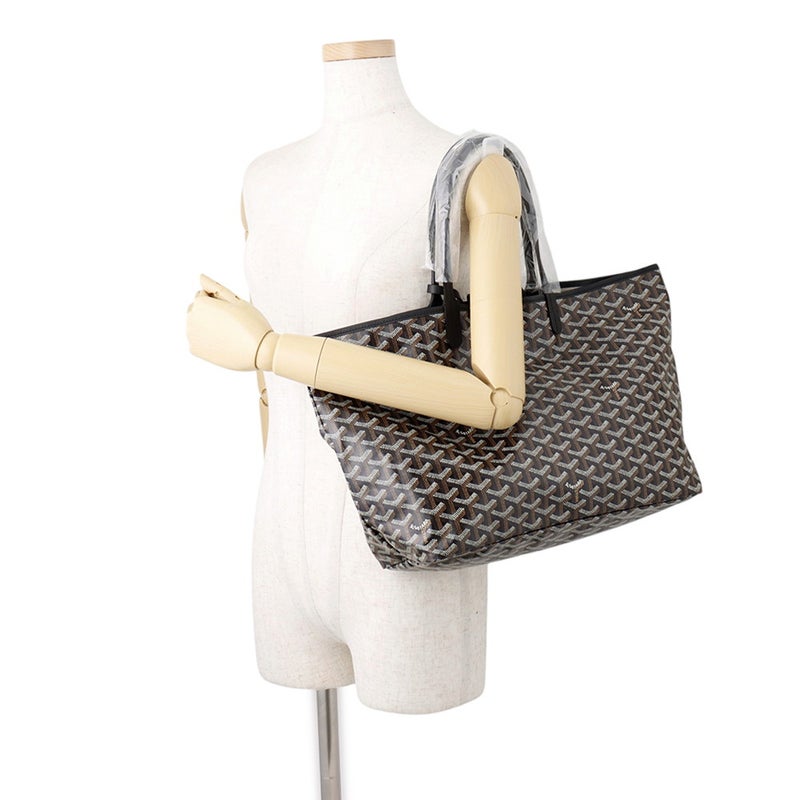 ゴヤール トートバッグ サンルイPM クリップ付 PVC/レザー STLCROPMLTY01CL01P GOYARD ポーチ付き
