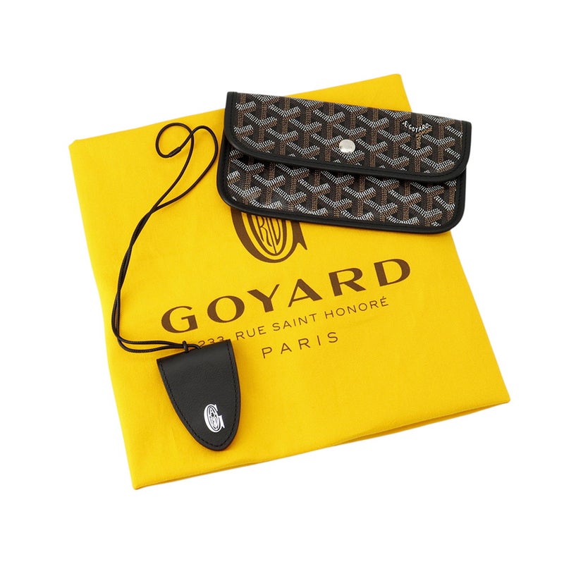 ゴヤール トートバッグ サンルイPM クリップ付 PVC/レザー STLCROPMLTY01CL01P GOYARD ポーチ付き