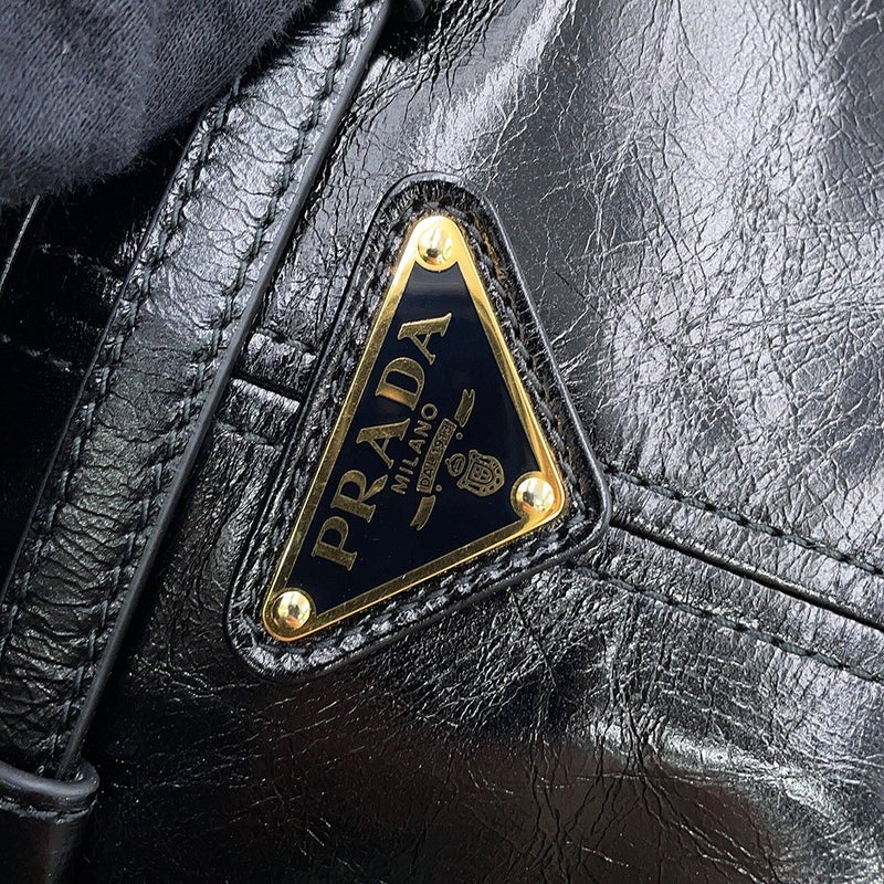 プラダ ハンドバッグ ボニー ミニ レザー 1BA486 PRADA 2way 黒