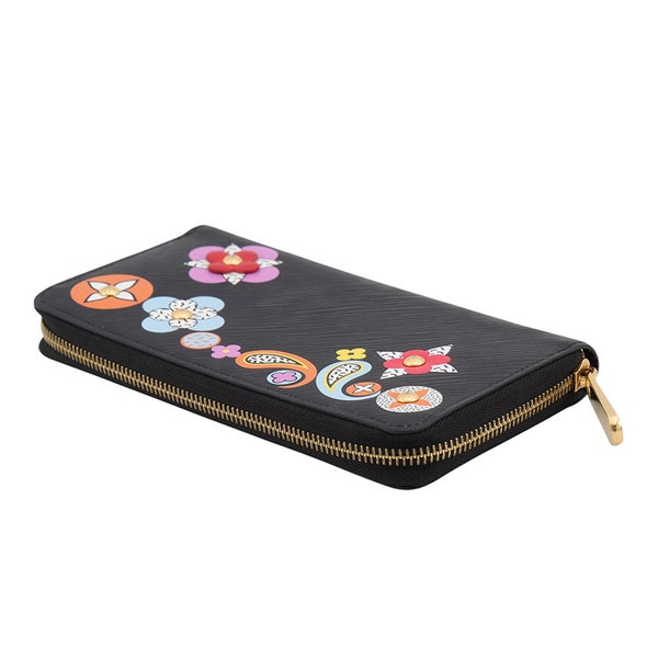 ルイヴィトン エピ フラワー ジッピー・ウォレット M62296 LOUIS VUITTON ブラック 黒