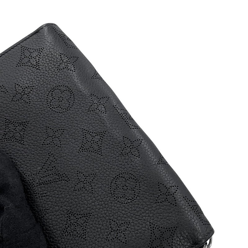 ルイヴィトン 長財布 モノグラム・マヒナ ジッピー・ウォレット M61867 LOUIS VUITTON 黒 ブラック