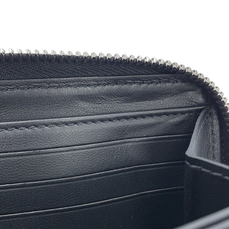 ルイヴィトン 長財布 モノグラム・マヒナ ジッピー・ウォレット M61867 LOUIS VUITTON 黒 ブラック