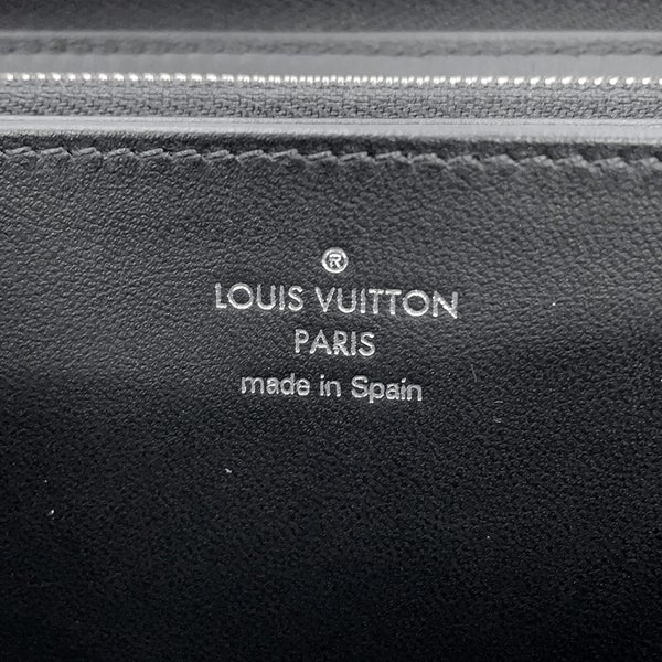 ルイヴィトン 長財布 モノグラム・マヒナ ジッピー・ウォレット M61867 LOUIS VUITTON 黒 ブラック
