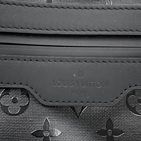ルイヴィトン ボストンバッグ モノグラム・ストーム LV SKI キーポル55 M23786 LOUIS VUITTON 黒 ブラック 2way