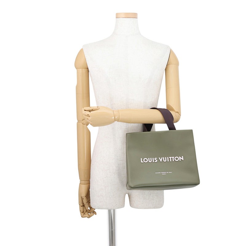 ルイヴィトン トートバッグ カウハイドレザー ショッパー・トート ミニ M15238 LOUIS VUITTON 2way