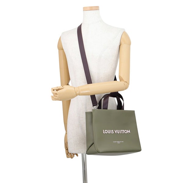 ルイヴィトン トートバッグ カウハイドレザー ショッパー・トート ミニ M15238 LOUIS VUITTON 2way