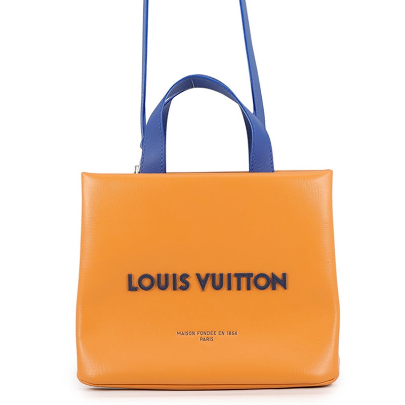 ルイヴィトン ハンドバッグ カウハイドレザー ショッパー・トート ミニ M28310 LOUIS VUITTON 2way