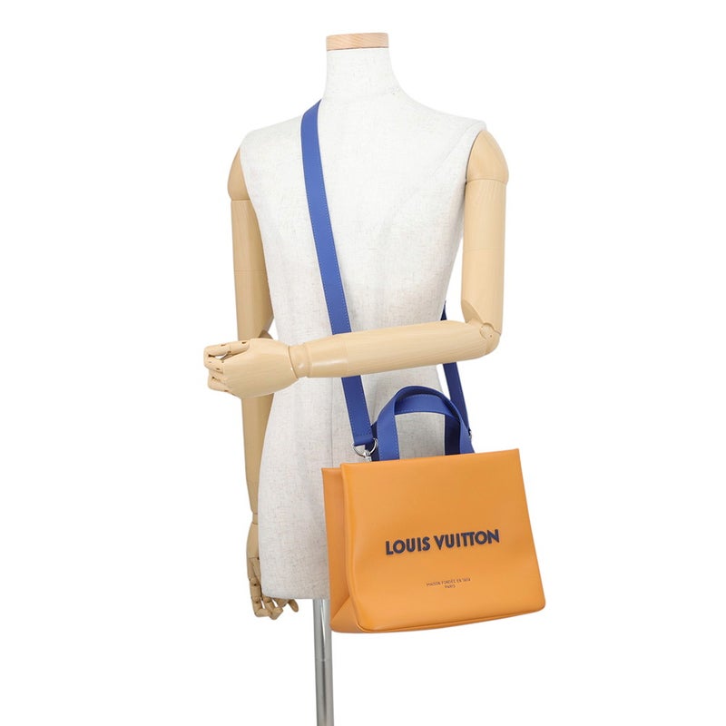ルイヴィトン ハンドバッグ カウハイドレザー ショッパー・トート ミニ M28310 LOUIS VUITTON 2way