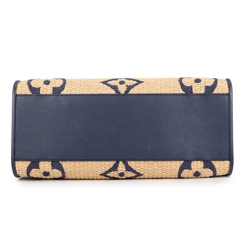 ルイヴィトン トートバッグ モノグラム・ラフィア オンザゴーMM M57723 LOUIS VUITTON 2way