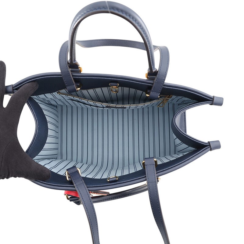 ルイヴィトン トートバッグ モノグラム・ラフィア オンザゴーMM M57723 LOUIS VUITTON 2way