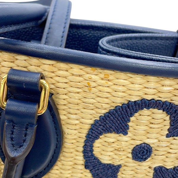 ルイヴィトン トートバッグ モノグラム・ラフィア オンザゴーMM M57723 LOUIS VUITTON 2way