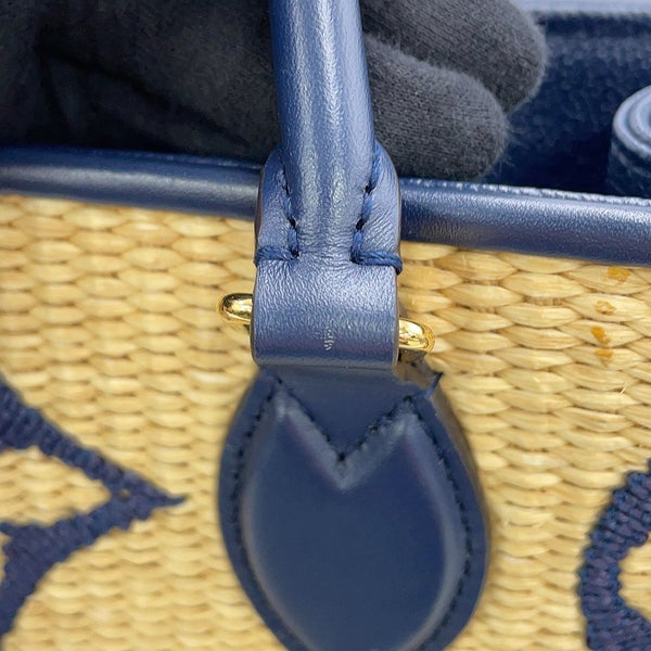 ルイヴィトン トートバッグ モノグラム・ラフィア オンザゴーMM M57723 LOUIS VUITTON 2way