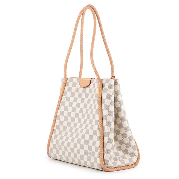 ルイヴィトン トートバッグ ダミエ・アズール プロプリアノ N44027 LOUIS VUITTON タッセルチャーム付き