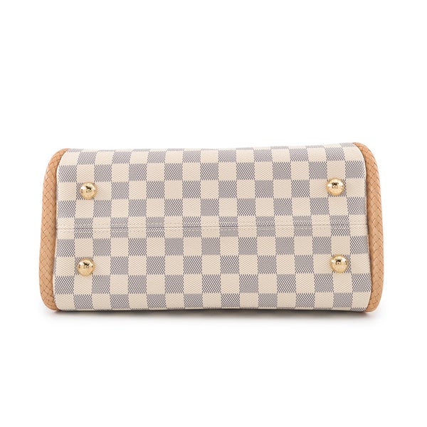 ルイヴィトン トートバッグ ダミエ・アズール プロプリアノ N44027 LOUIS VUITTON タッセルチャーム付き