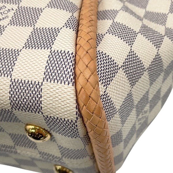 ルイヴィトン トートバッグ ダミエ・アズール プロプリアノ N44027 LOUIS VUITTON タッセルチャーム付き