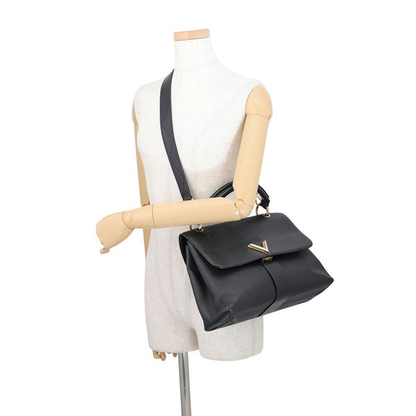 ルイヴィトン ハンドバッグ モノグラム・シャドウ ヴェリー・ワンハンドルバッグ M51989 LOUIS VUITTON 2way 黒 ブラック