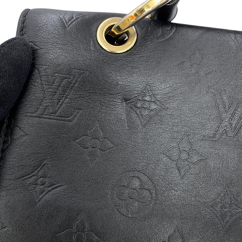 ルイヴィトン ハンドバッグ モノグラム・シャドウ ヴェリー・ワンハンドルバッグ M51989 LOUIS VUITTON 2way 黒 ブラック
