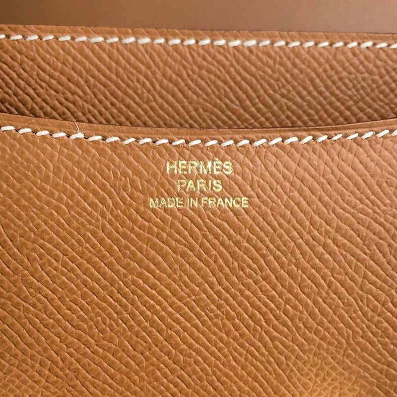 エルメス ミニ コンスタンス3 ミロワール ゴールド/ゴールド金具 ヴォーエプソン U刻印