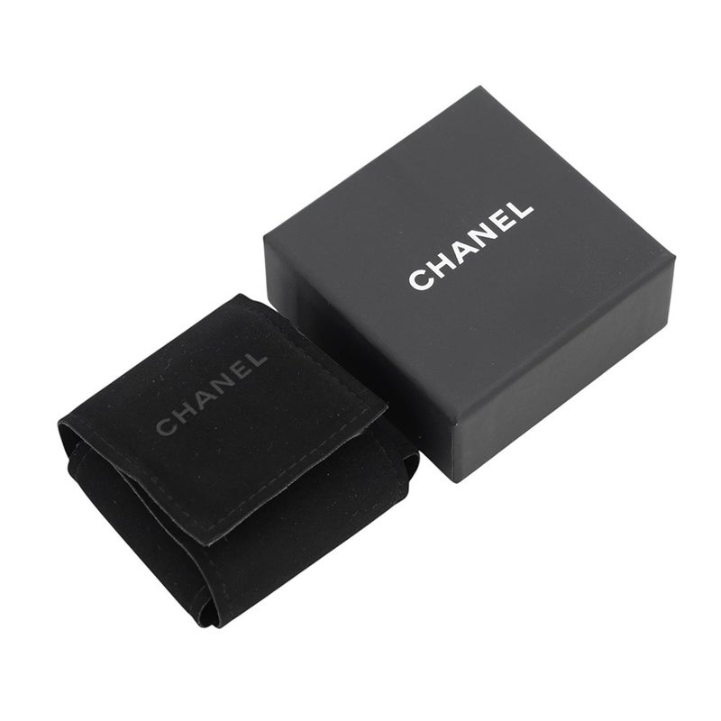 シャネル ブローチ ココマーク レザー B22 A CHANEL アクセサリー 黒 白