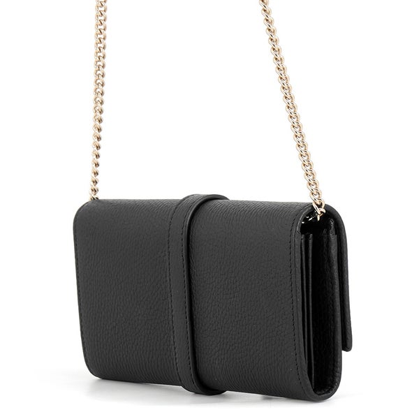 グッチ チェーンウォレット ジャッキー 1961 レザー 652681 GUCCI 財布 黒