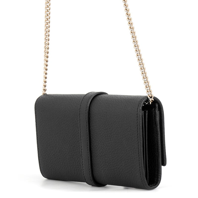 グッチ チェーンウォレット ジャッキー 1961 レザー 652681 GUCCI 財布 黒