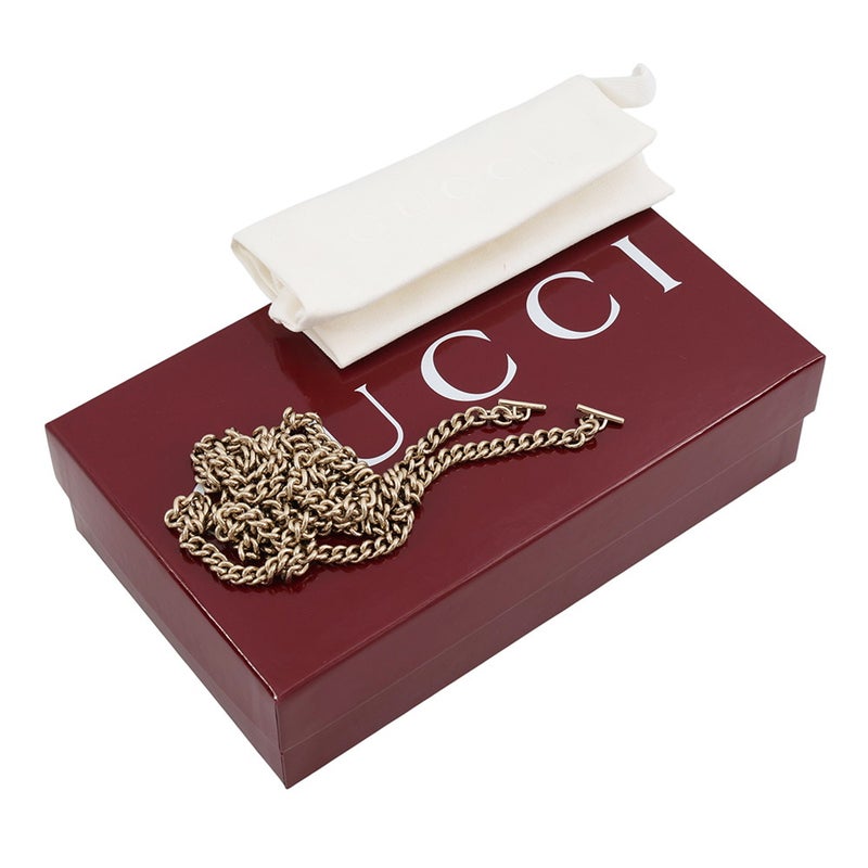 グッチ チェーンウォレット ジャッキー 1961 レザー 652681 GUCCI 財布 黒