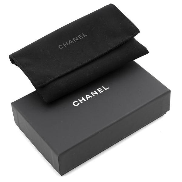 シャネル カードケース マトラッセ ココマーク キャビアスキン ラインストーン AP4812 CHANEL 財布 コインケース 黒