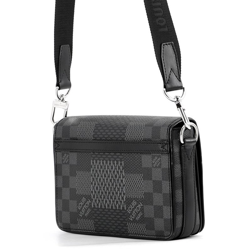 ルイヴィトン ショルダーバッグ ダミエ・グラフィット3D ステュディオ・メッセンジャー N50013 LOUIS VUITTON 黒 ブラック