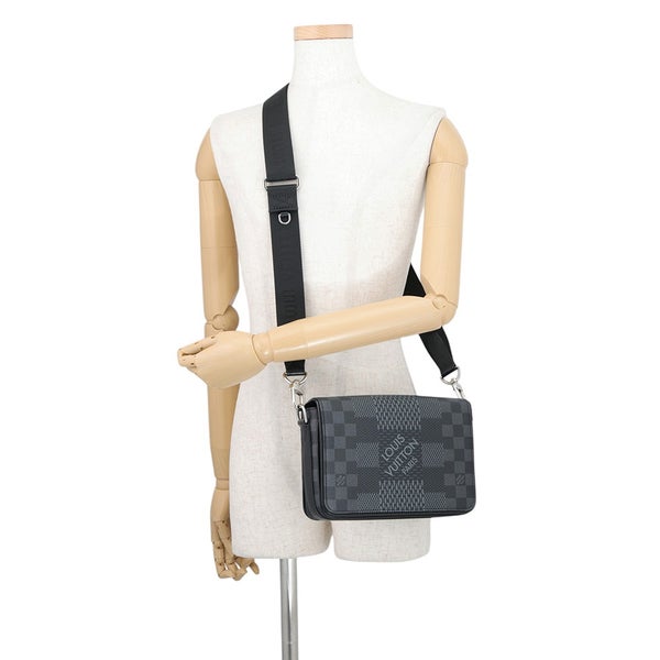 ルイヴィトン ショルダーバッグ ダミエ・グラフィット3D ステュディオ・メッセンジャー N50013 LOUIS VUITTON 黒 ブラック