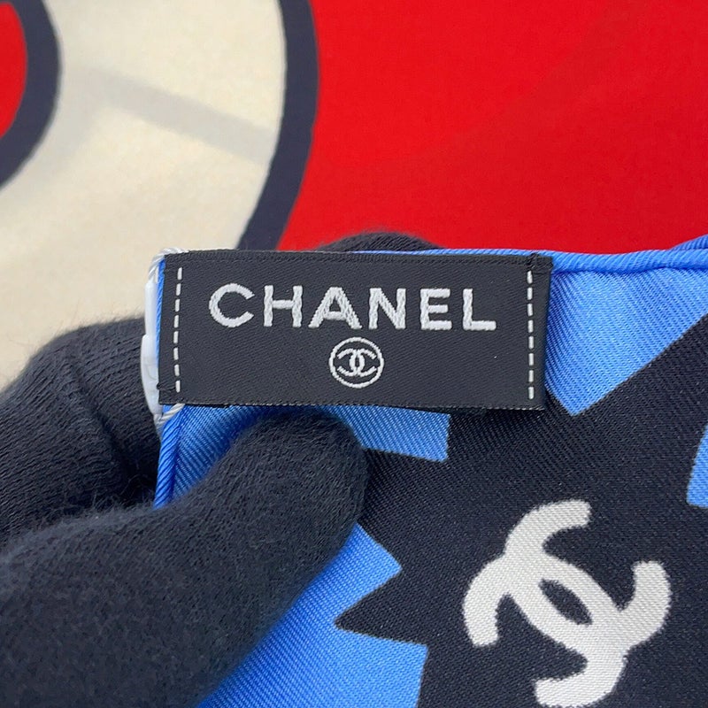 シャネル スカーフ アメコミ NY シルク AAC149 CHANEL バンダナ
