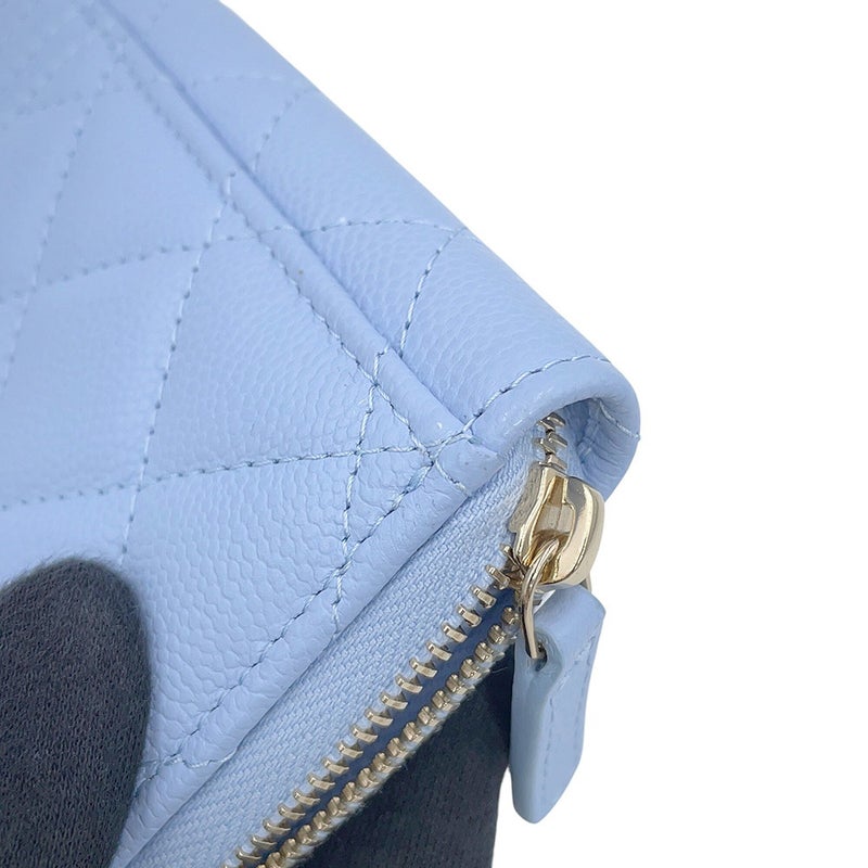 シャネル コインケース マトラッセ ココマーク キャビアスキン AP4893 CHANEL フラグメントケース 財布