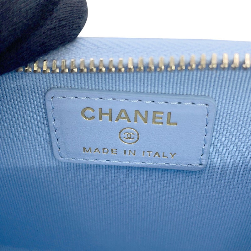 シャネル コインケース マトラッセ ココマーク キャビアスキン AP4893 CHANEL フラグメントケース 財布
