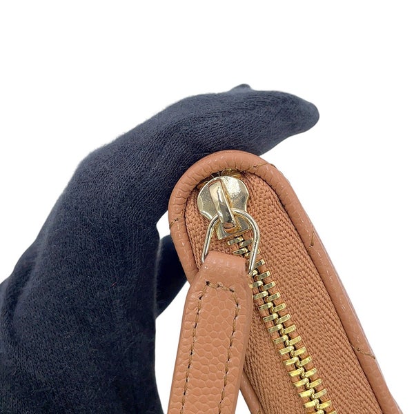 シャネル コインケース マトラッセ ココマーク キャビアスキン ラインストーン AP4818 CHANEL 財布