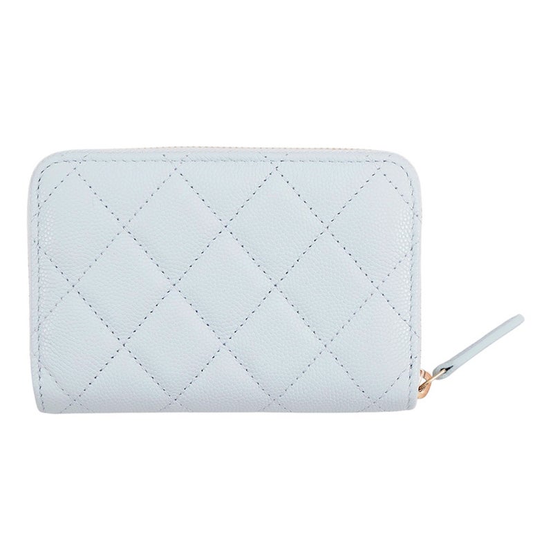 シャネル コインケース ココマーク マトラッセ ジップ コインパース ラインストーン キャビアスキン AP4560 CHANEL 財布