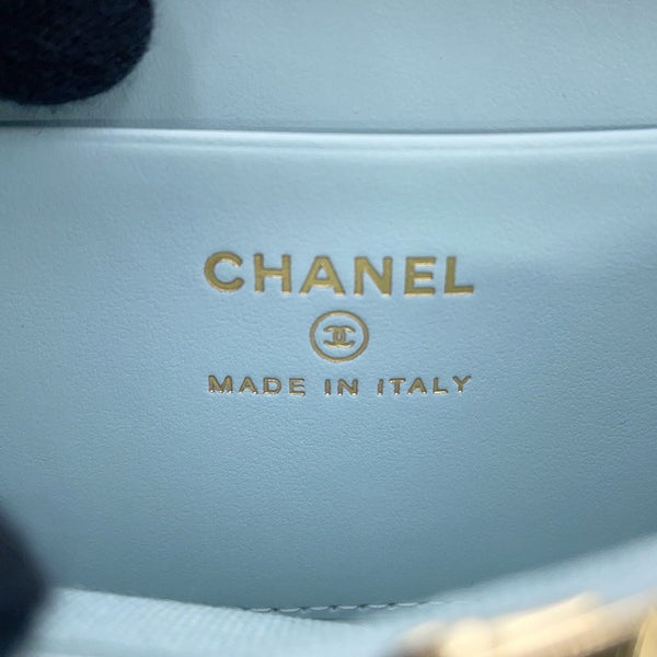 シャネル コインケース ココマーク マトラッセ ジップ コインパース ラインストーン キャビアスキン AP4560 CHANEL 財布